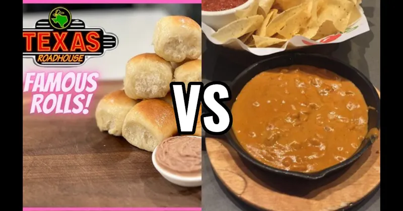 Rolls & Cinnamon Butter (Texas Roadhouse) vs. Skillet Queso (Chili’s)