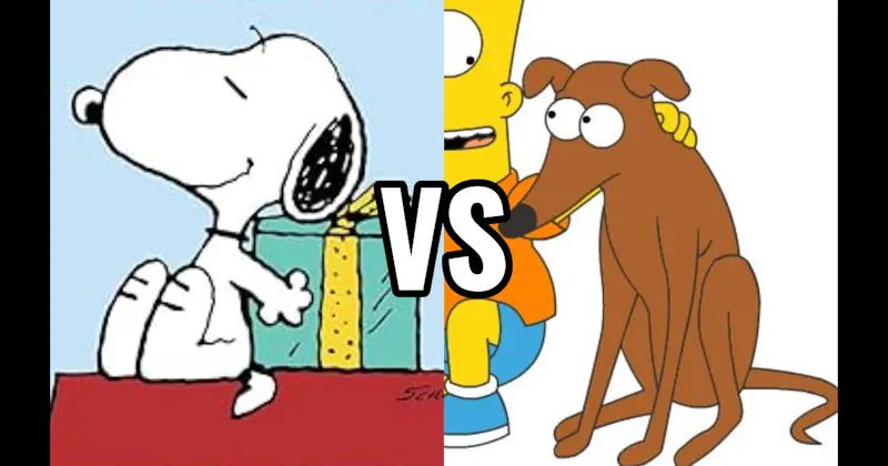 Santa's Little Helper (The Simpsons) vs. Snoopy (Peanuts)