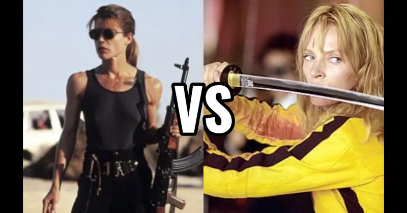 Sarah Connor (Terminator / T2) vs. The Bride / Beatrix Kidd (Kill Bill)