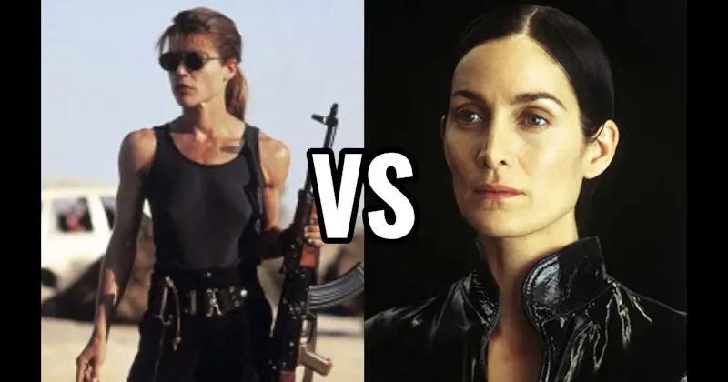 Sarah Connor (Terminator / T2) vs. Trinity (The Matrix)