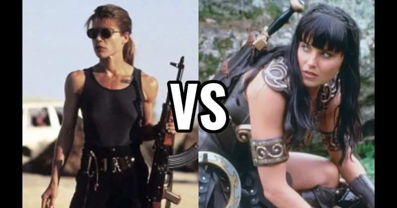 Sarah Connor (Terminator / T2) vs. Xena (Xena: Warrior Princess)