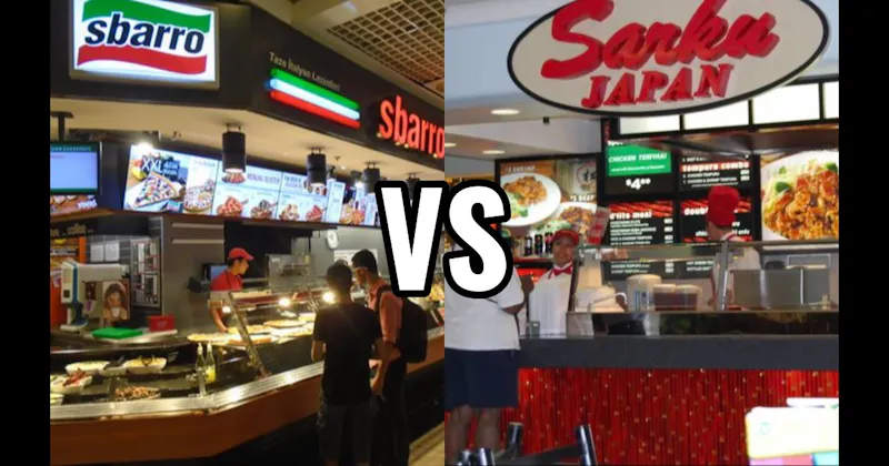 Sarku Japan vs. Sbarro