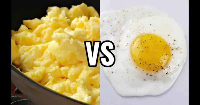 Scrambled Eggs vs. Sunny-Side Up Eggs