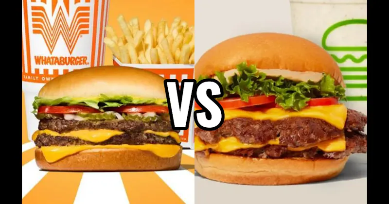 Shake Shack ShackBurger vs. Whataburger Whataburger