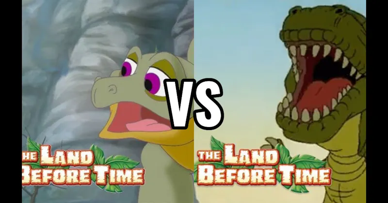 Sharptooth vs. Spike (Land Before Time)