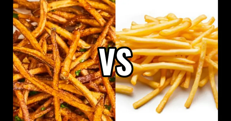 Shoestring Fries vs. Straight-Cut Fries
