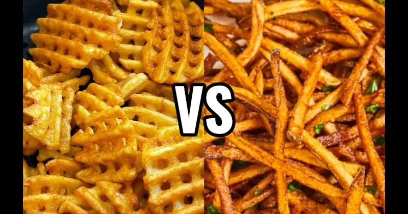 Shoestring Fries vs. Waffle Fries
