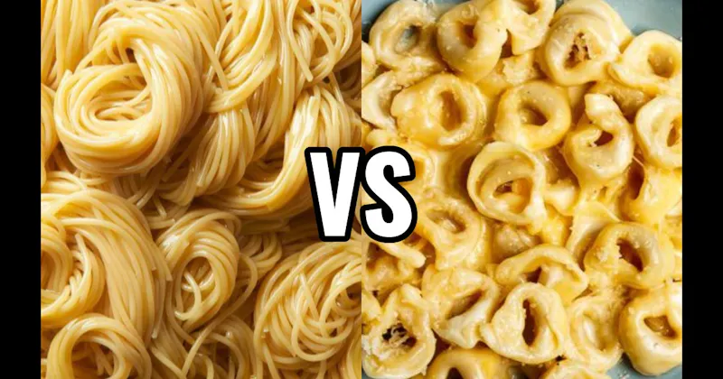 Spaghetti vs. Tortellini
