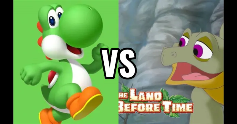 Spike (Land Before Time) vs. Yoshi (Nintendo)
