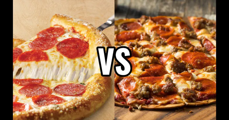 St. Louis-Style Pizza vs. Stuffed Crust Pizza