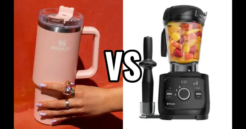 STANLEY TUMBLER vs. VITAMIX BLENDER