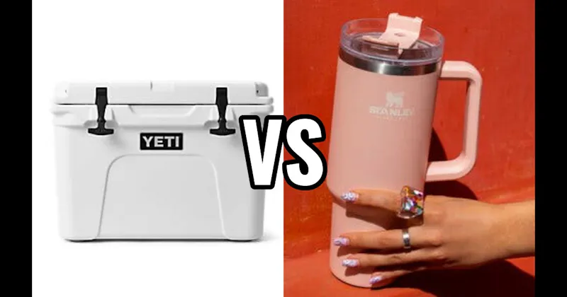 STANLEY TUMBLER vs. YETI COOLER