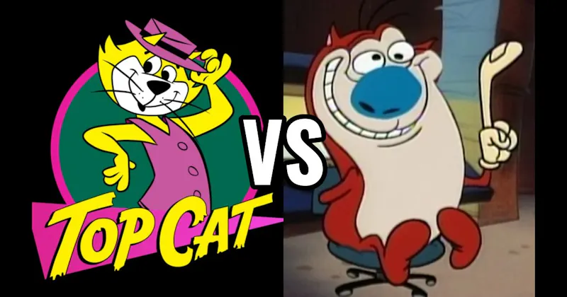 Stimpy (Ren & Stimpy Show) vs. Top Cat