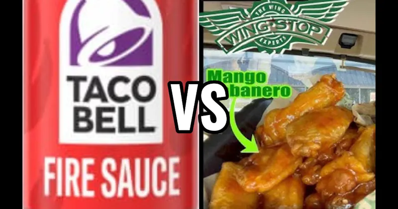 Taco Bell Fire Sauce (Taco Bell) vs. Wingstop Mango Habanero (Wingstop)