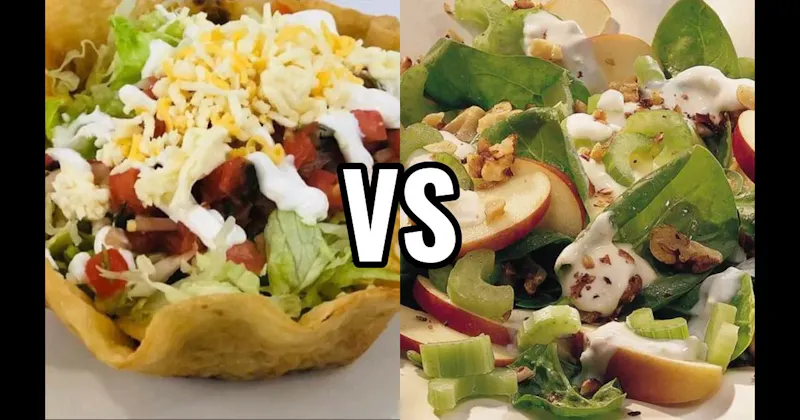 TACO SALAD vs. WALDORF SALAD
