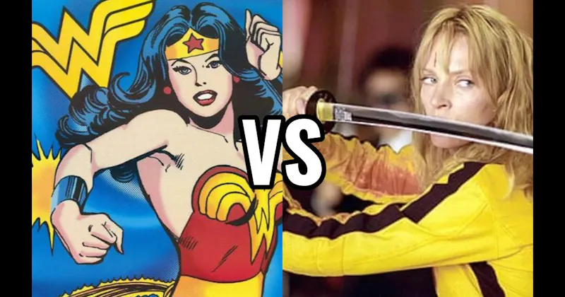 The Bride / Beatrix Kidd (Kill Bill) vs. Wonder Woman