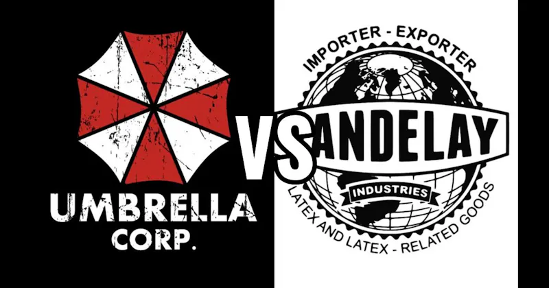 Umbrella Corporation vs. Vandelay Industries (Seinfeld)