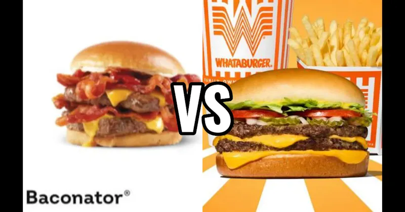  Wendy’s Baconator vs. Whataburger Whataburger