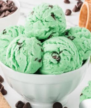 Mint Chocolate Chip Ice Cream