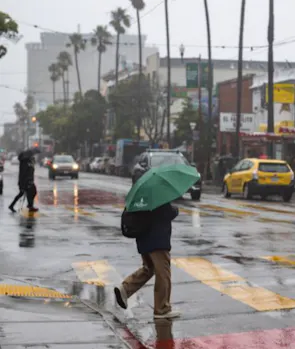 Rain on Dry Pavement
