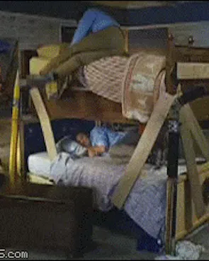 Bunk Bed Collapse (Step Brothers)