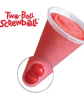 Screwball (Cherry Cone with Gum Ball)