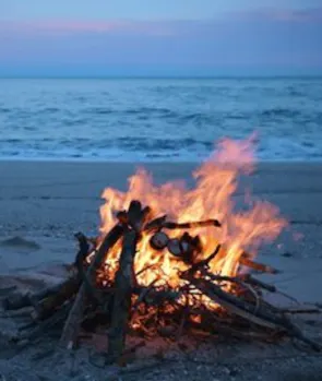 Beach Bonfire & S'mores