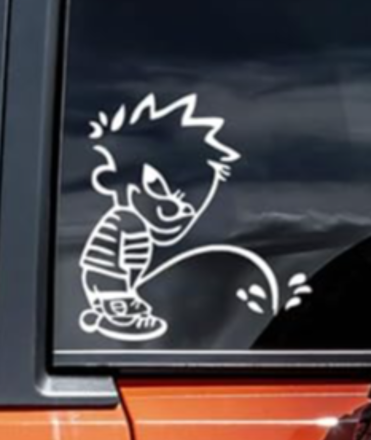 Calvin Peeing