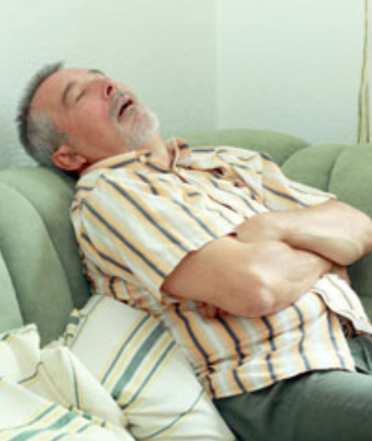 Napping on the Couch with the TV On
