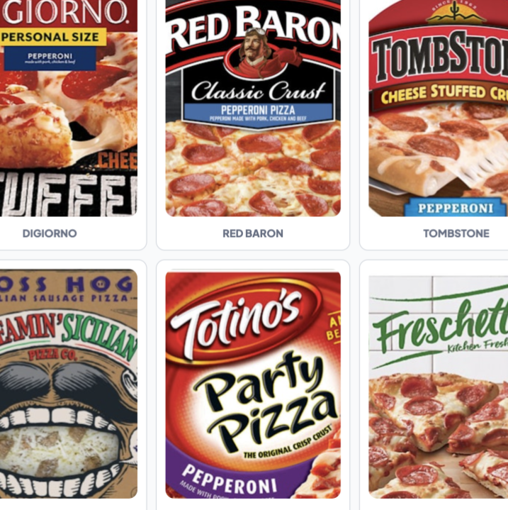 Frozen Pizza Brands