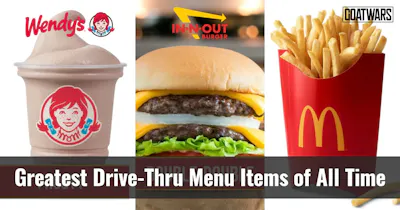 Drive-Thru Menu Items