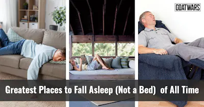 Places to Fall Asleep (Not a Bed) 